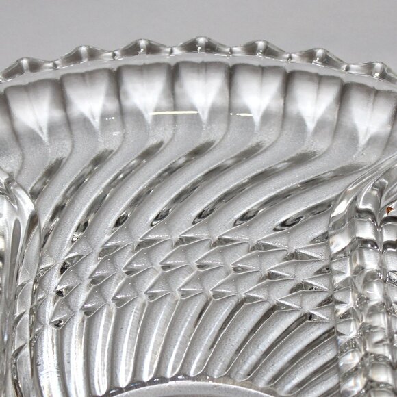 Vintage Libbey Relish Dish | Glass Divided Serving Dish - Picture 4 of 4